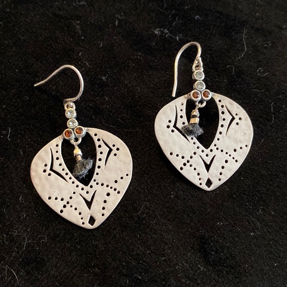 Silpada earrings retired tassel fringe - Picture 1 of 2